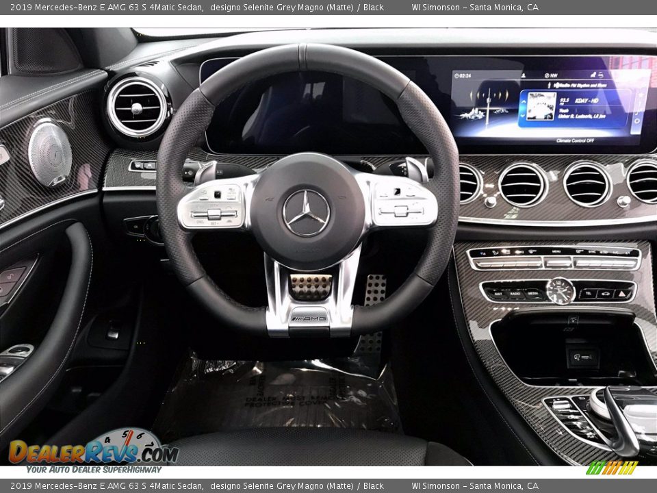 2019 Mercedes-Benz E AMG 63 S 4Matic Sedan designo Selenite Grey Magno (Matte) / Black Photo #4