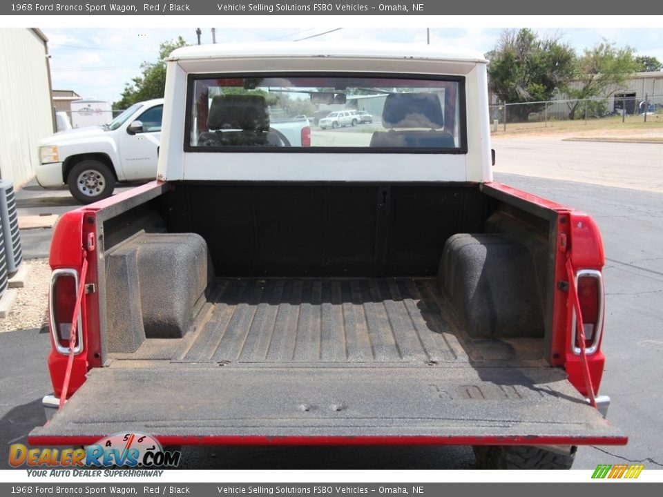 1968 Ford Bronco Sport Wagon Red / Black Photo #16