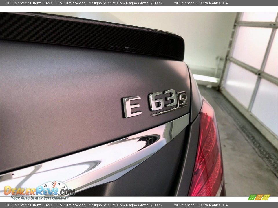 2019 Mercedes-Benz E AMG 63 S 4Matic Sedan designo Selenite Grey Magno (Matte) / Black Photo #7