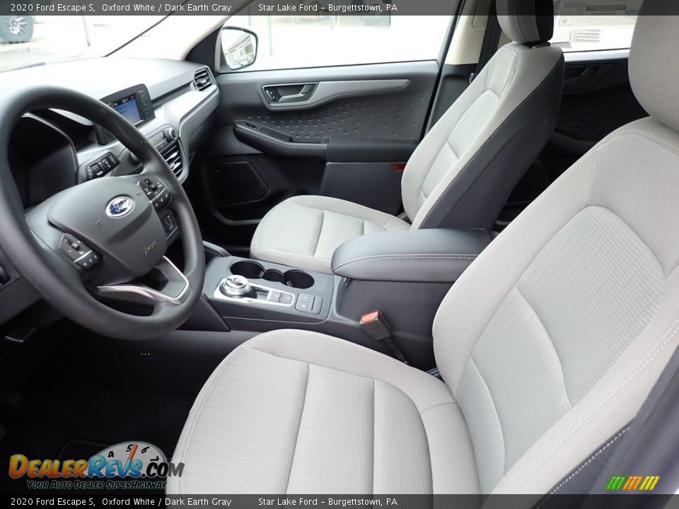 Front Seat of 2020 Ford Escape S Photo #10