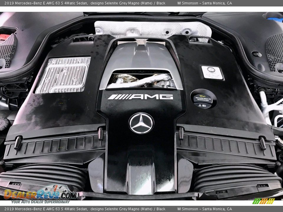 2019 Mercedes-Benz E AMG 63 S 4Matic Sedan designo Selenite Grey Magno (Matte) / Black Photo #9
