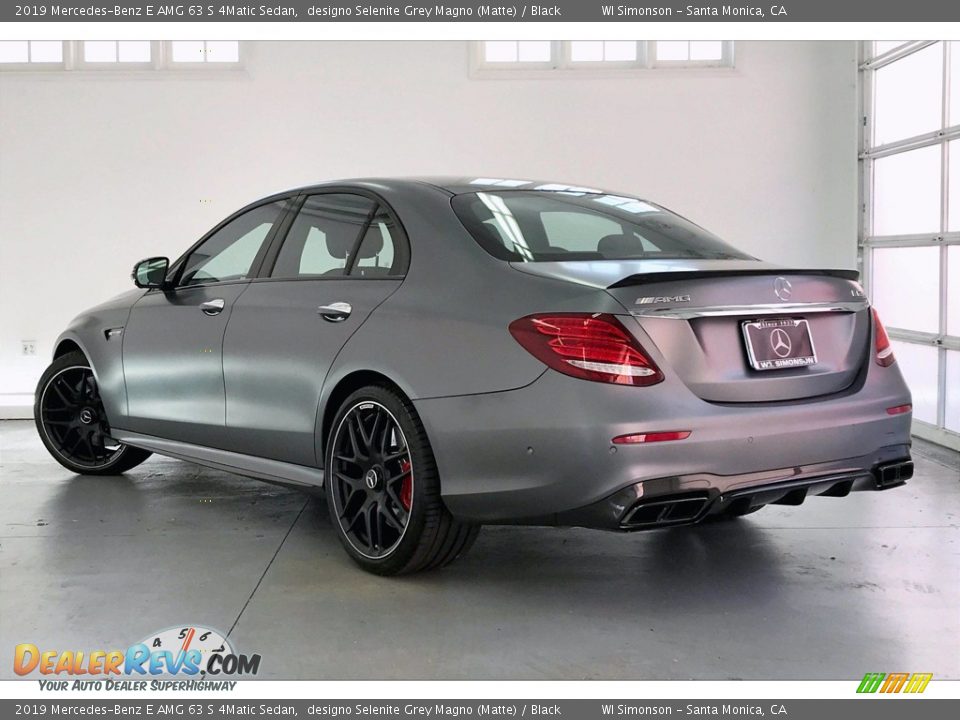 2019 Mercedes-Benz E AMG 63 S 4Matic Sedan designo Selenite Grey Magno (Matte) / Black Photo #10