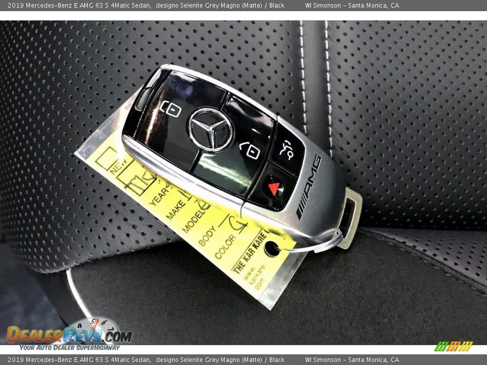 2019 Mercedes-Benz E AMG 63 S 4Matic Sedan designo Selenite Grey Magno (Matte) / Black Photo #11