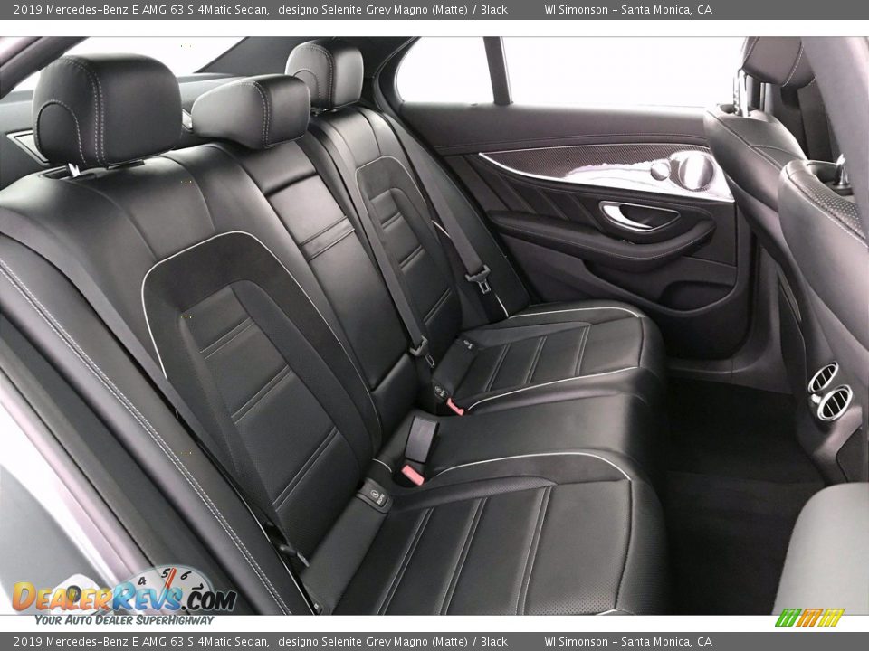 Rear Seat of 2019 Mercedes-Benz E AMG 63 S 4Matic Sedan Photo #13
