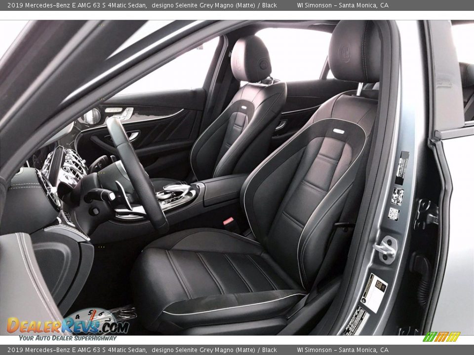 Black Interior - 2019 Mercedes-Benz E AMG 63 S 4Matic Sedan Photo #14