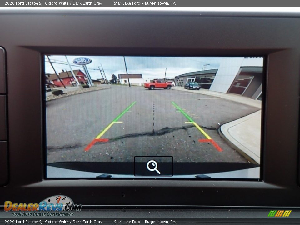 2020 Ford Escape S Oxford White / Dark Earth Gray Photo #19