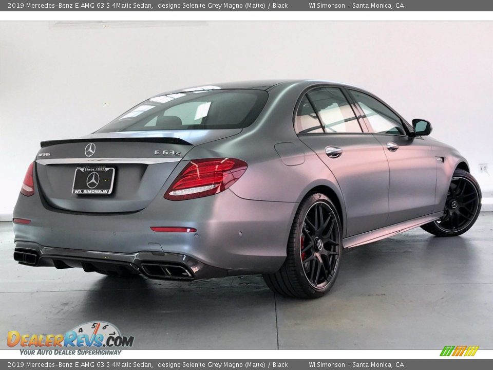 2019 Mercedes-Benz E AMG 63 S 4Matic Sedan designo Selenite Grey Magno (Matte) / Black Photo #16