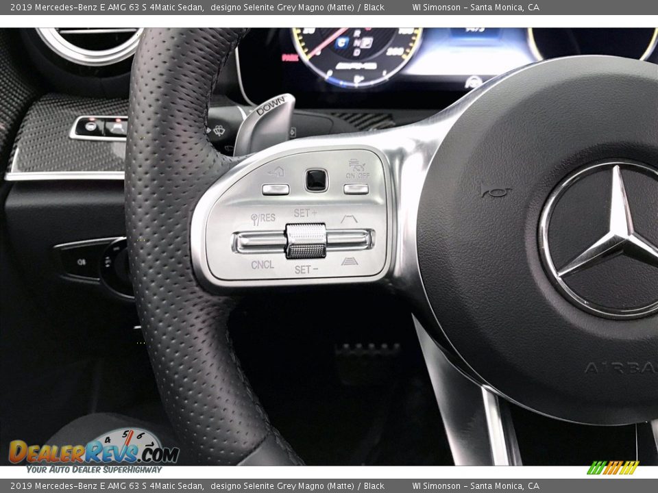 2019 Mercedes-Benz E AMG 63 S 4Matic Sedan Steering Wheel Photo #18