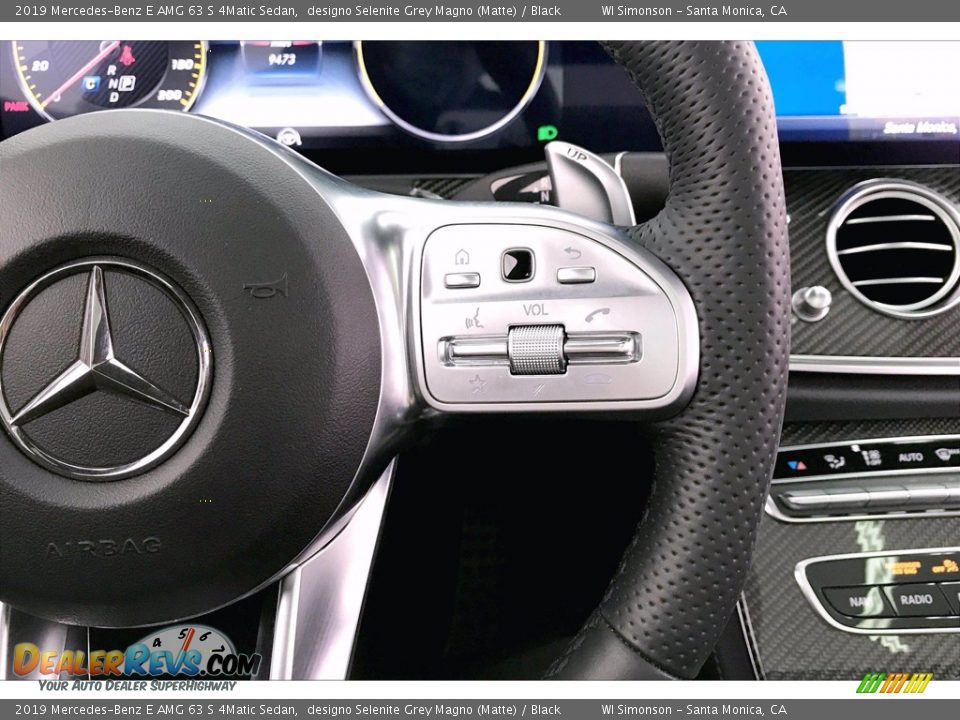 2019 Mercedes-Benz E AMG 63 S 4Matic Sedan Steering Wheel Photo #19