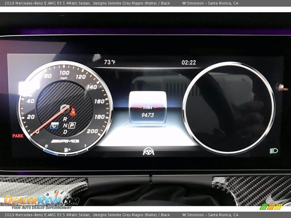 2019 Mercedes-Benz E AMG 63 S 4Matic Sedan designo Selenite Grey Magno (Matte) / Black Photo #20