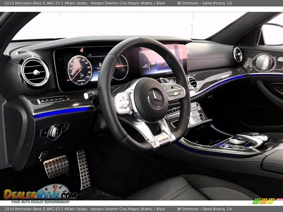 2019 Mercedes-Benz E AMG 63 S 4Matic Sedan designo Selenite Grey Magno (Matte) / Black Photo #22
