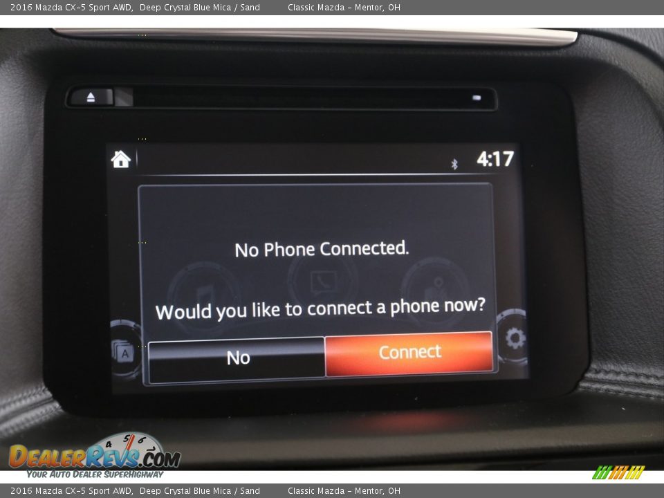 2016 Mazda CX-5 Sport AWD Deep Crystal Blue Mica / Sand Photo #10