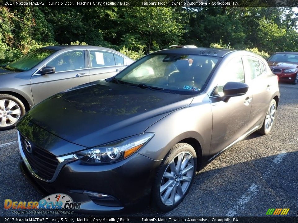 2017 Mazda MAZDA3 Touring 5 Door Machine Gray Metallic / Black Photo #1