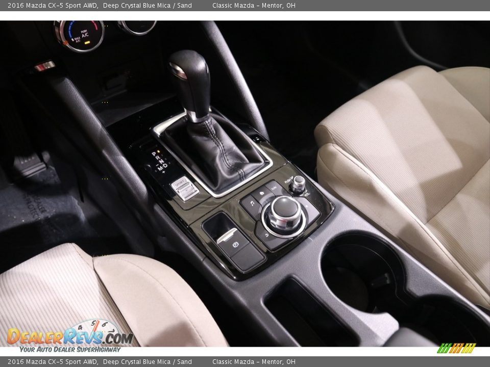 2016 Mazda CX-5 Sport AWD Deep Crystal Blue Mica / Sand Photo #11