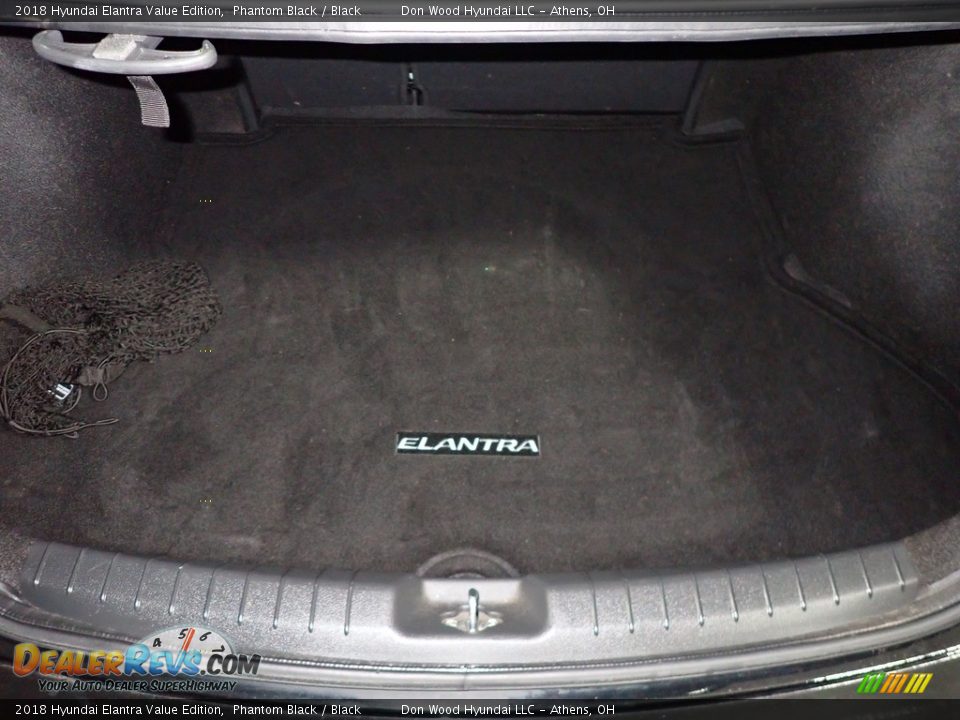 2018 Hyundai Elantra Value Edition Phantom Black / Black Photo #13
