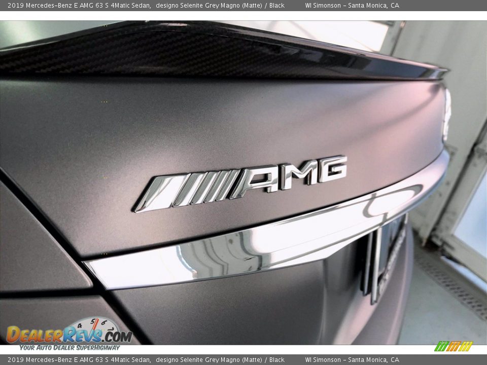 2019 Mercedes-Benz E AMG 63 S 4Matic Sedan designo Selenite Grey Magno (Matte) / Black Photo #27