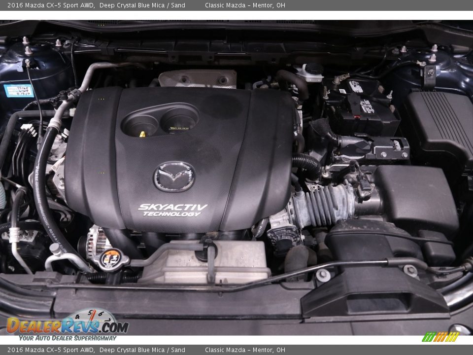 2016 Mazda CX-5 Sport AWD Deep Crystal Blue Mica / Sand Photo #16