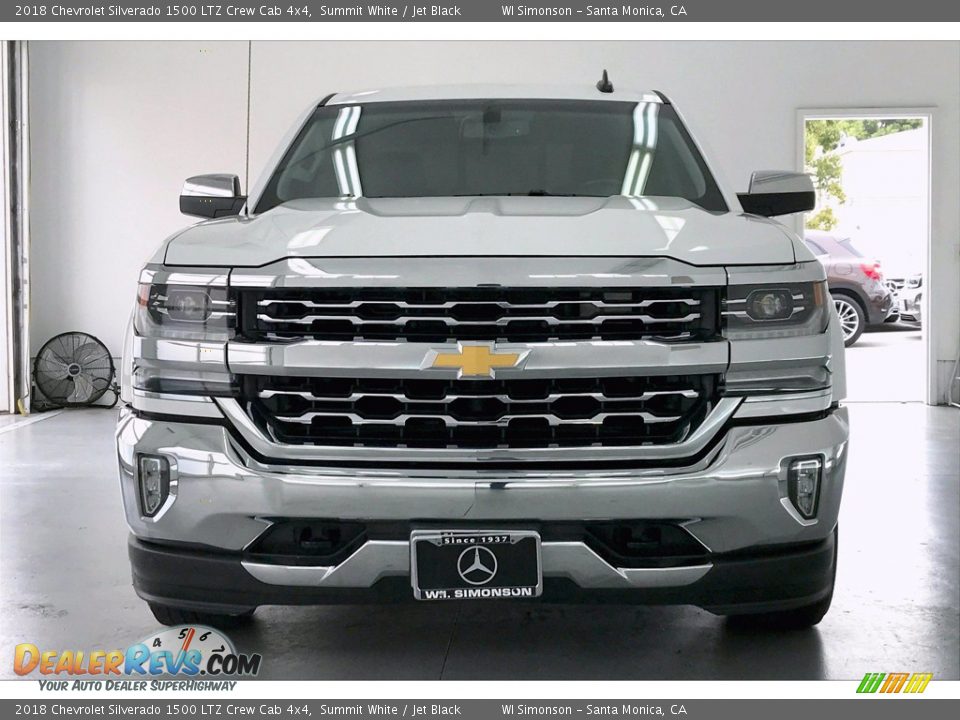 2018 Chevrolet Silverado 1500 LTZ Crew Cab 4x4 Summit White / Jet Black Photo #2