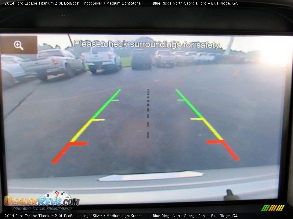 2014 Ford Escape Titanium 2.0L EcoBoost Ingot Silver / Medium Light Stone Photo #19
