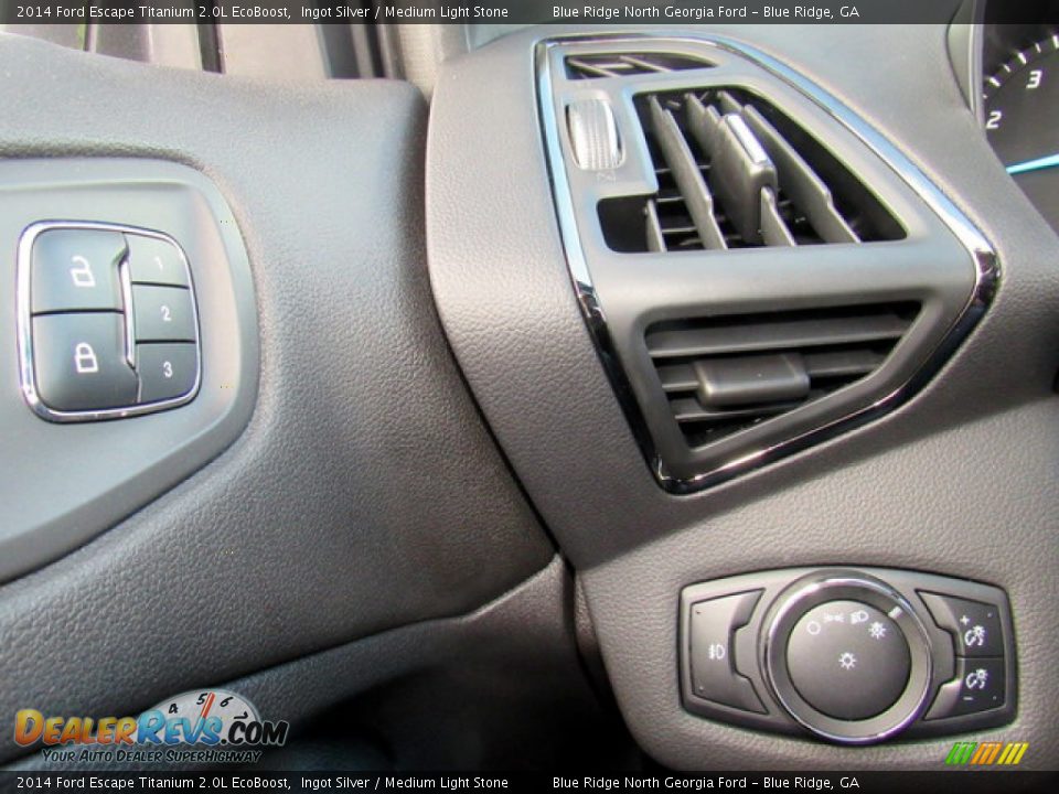 2014 Ford Escape Titanium 2.0L EcoBoost Ingot Silver / Medium Light Stone Photo #20