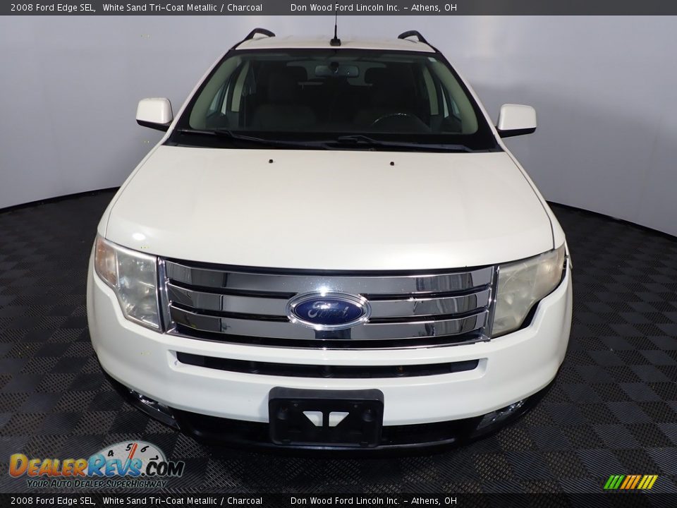 2008 Ford Edge SEL White Sand Tri-Coat Metallic / Charcoal Photo #4
