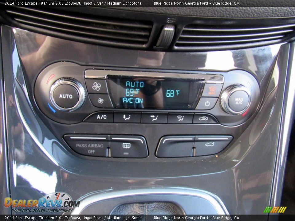 2014 Ford Escape Titanium 2.0L EcoBoost Ingot Silver / Medium Light Stone Photo #21