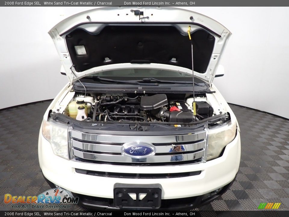2008 Ford Edge SEL White Sand Tri-Coat Metallic / Charcoal Photo #5