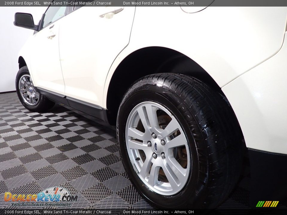 2008 Ford Edge SEL White Sand Tri-Coat Metallic / Charcoal Photo #10