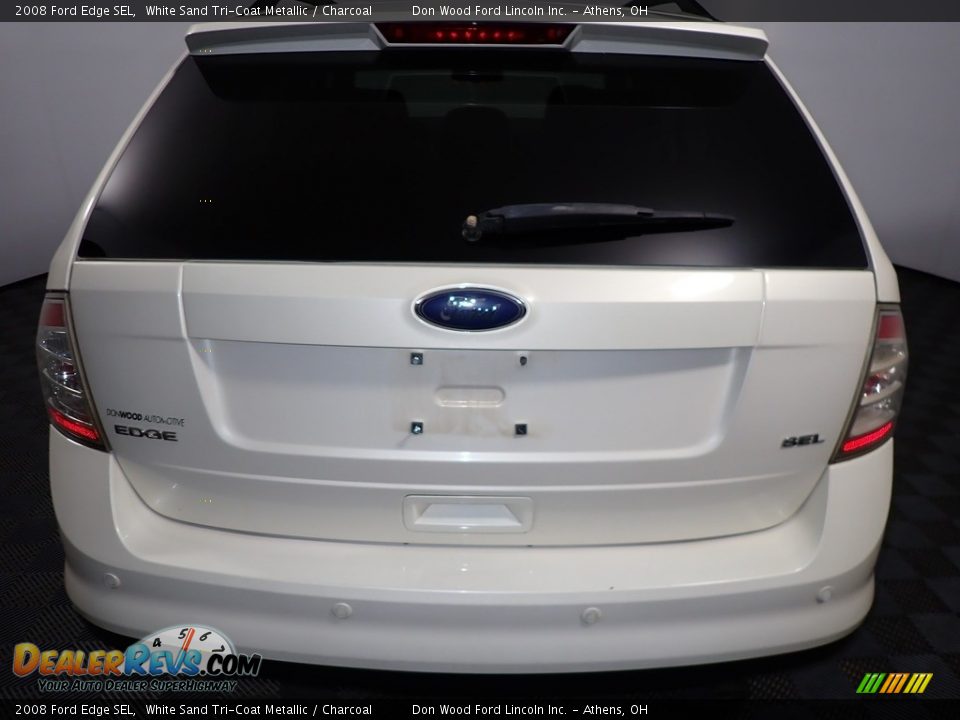 2008 Ford Edge SEL White Sand Tri-Coat Metallic / Charcoal Photo #11