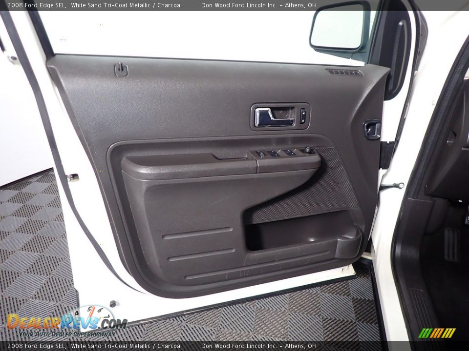 2008 Ford Edge SEL White Sand Tri-Coat Metallic / Charcoal Photo #17