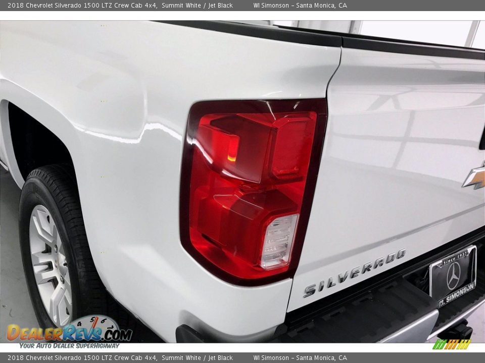 2018 Chevrolet Silverado 1500 LTZ Crew Cab 4x4 Summit White / Jet Black Photo #26