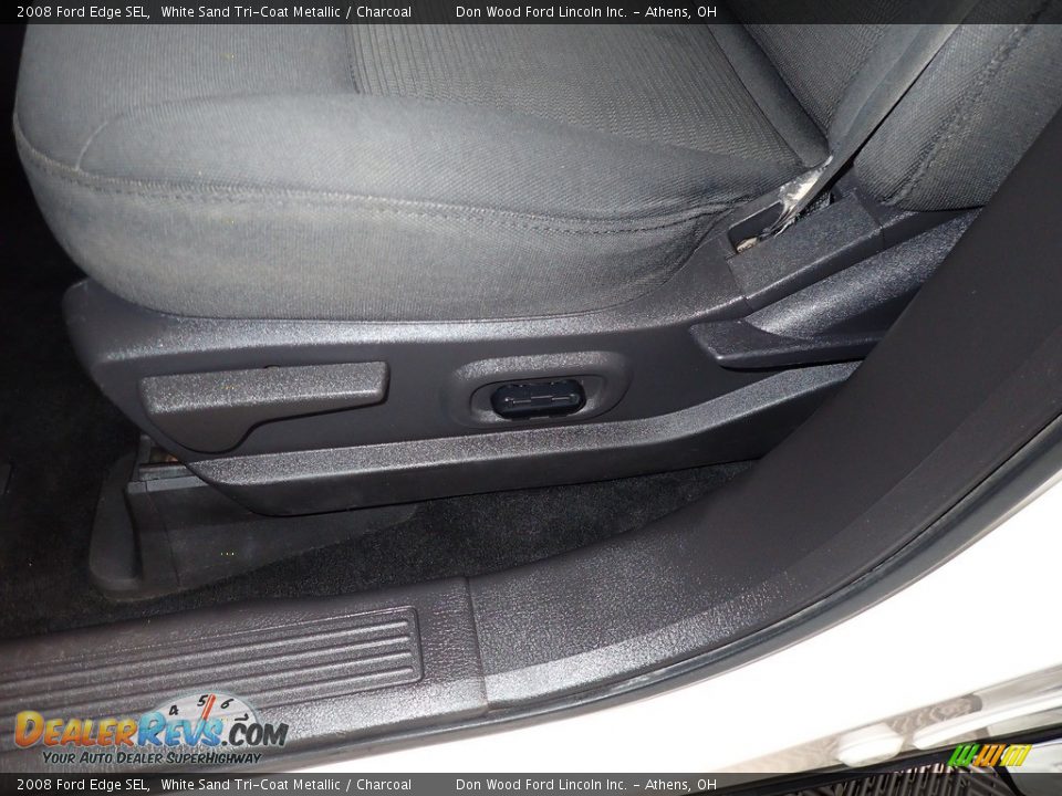 2008 Ford Edge SEL White Sand Tri-Coat Metallic / Charcoal Photo #18