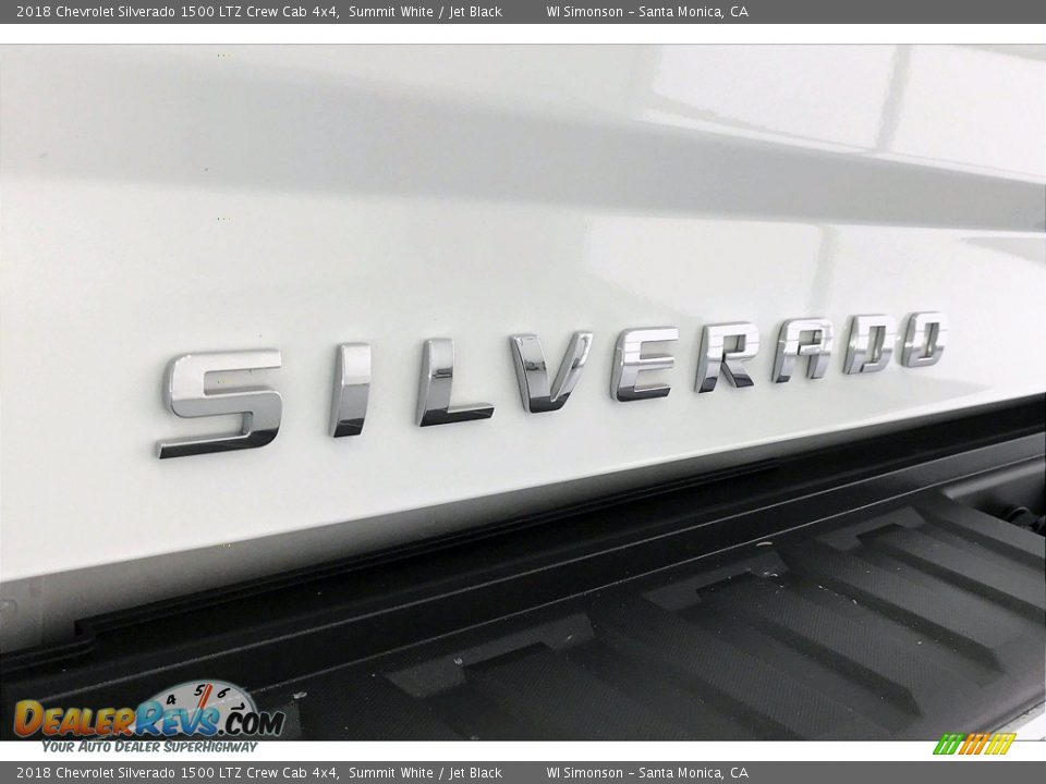 2018 Chevrolet Silverado 1500 LTZ Crew Cab 4x4 Summit White / Jet Black Photo #27