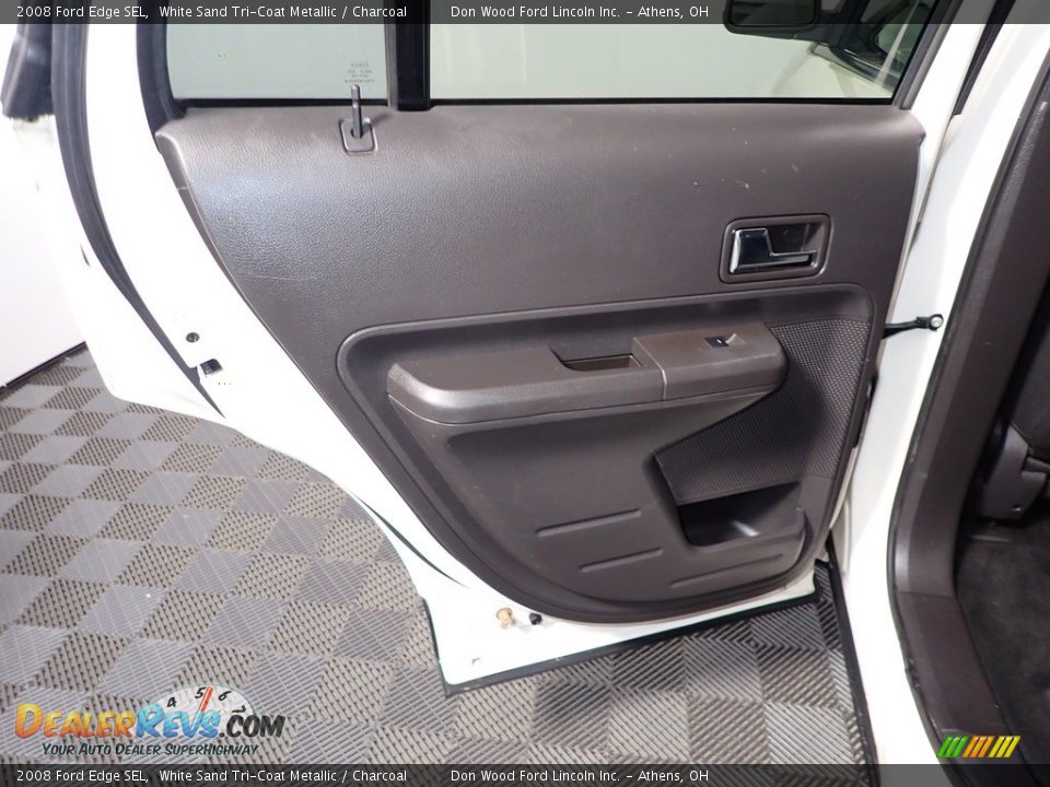 2008 Ford Edge SEL White Sand Tri-Coat Metallic / Charcoal Photo #21