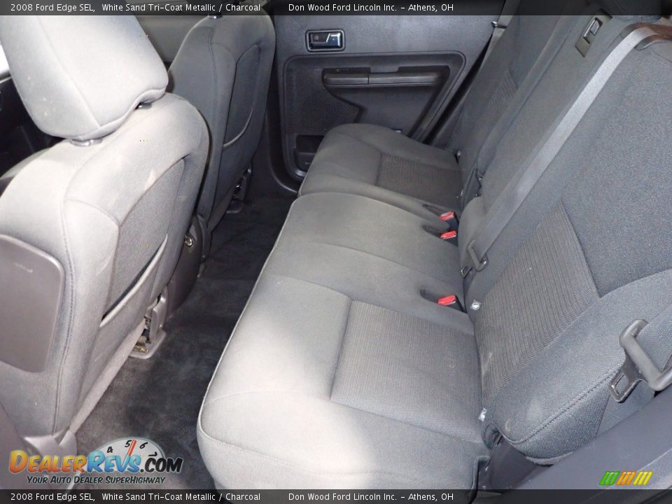2008 Ford Edge SEL White Sand Tri-Coat Metallic / Charcoal Photo #22