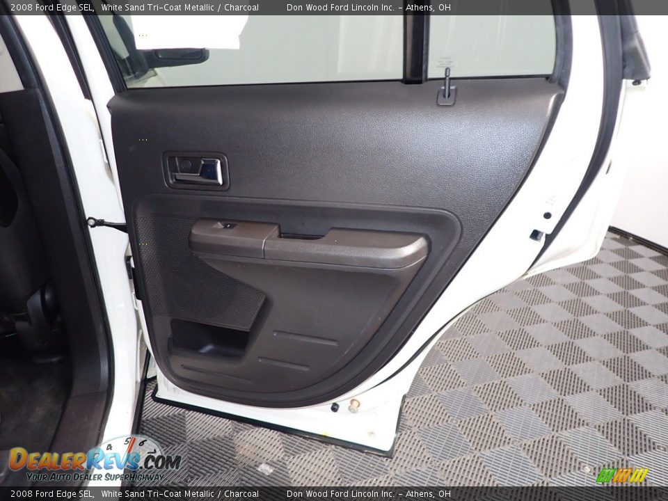 2008 Ford Edge SEL White Sand Tri-Coat Metallic / Charcoal Photo #23