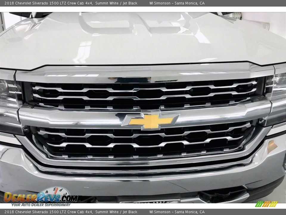 2018 Chevrolet Silverado 1500 LTZ Crew Cab 4x4 Summit White / Jet Black Photo #32