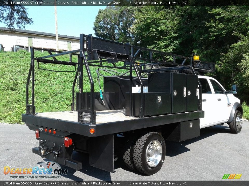 2014 Ram 5500 ST Crew Cab 4x4 Chassis Bright White / Black/Diesel Gray Photo #6