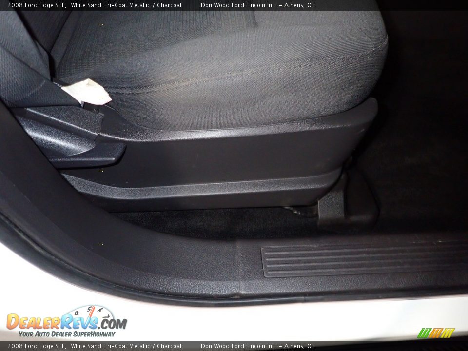 2008 Ford Edge SEL White Sand Tri-Coat Metallic / Charcoal Photo #26