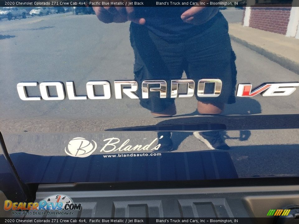 2020 Chevrolet Colorado Z71 Crew Cab 4x4 Pacific Blue Metallic / Jet Black Photo #36