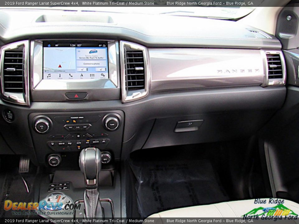 2019 Ford Ranger Lariat SuperCrew 4x4 White Platinum Tri-Coat / Medium Stone Photo #17