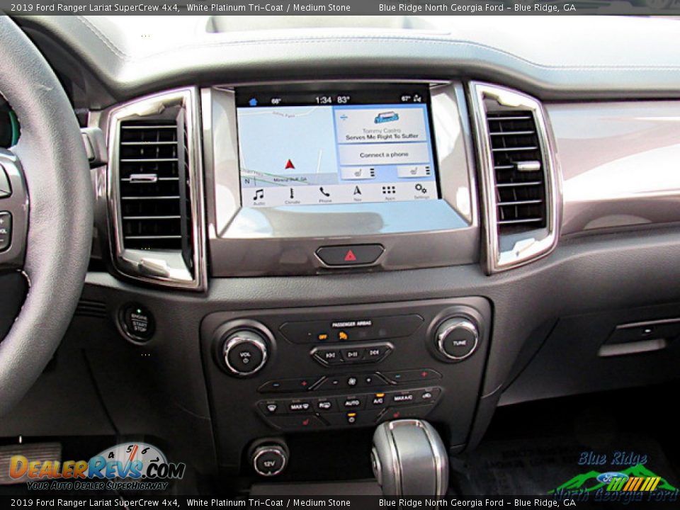 2019 Ford Ranger Lariat SuperCrew 4x4 White Platinum Tri-Coat / Medium Stone Photo #19