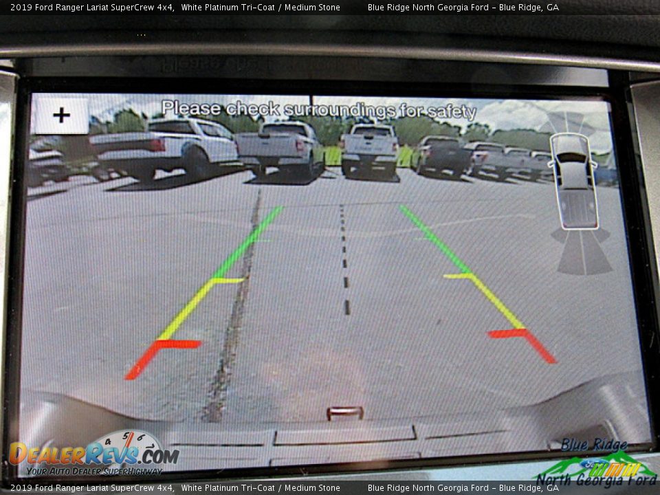2019 Ford Ranger Lariat SuperCrew 4x4 White Platinum Tri-Coat / Medium Stone Photo #22