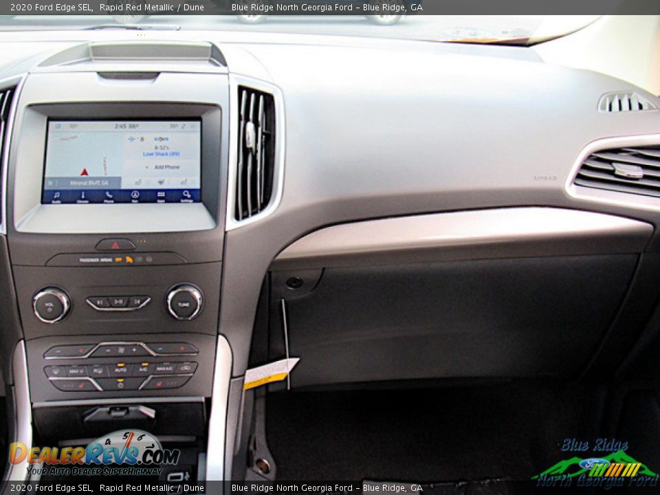 2020 Ford Edge SEL Rapid Red Metallic / Dune Photo #15