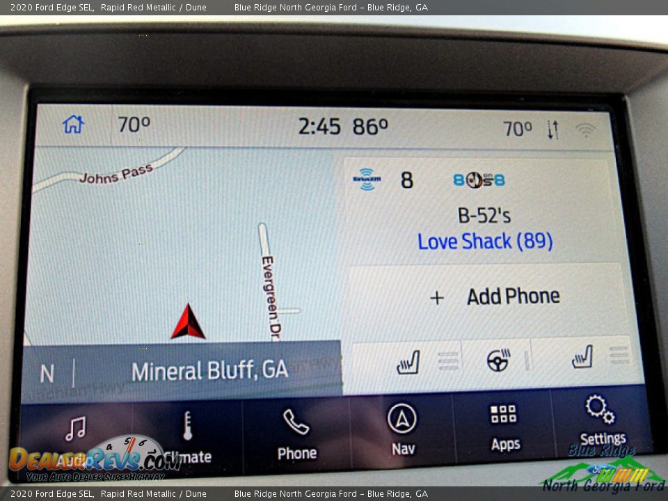 2020 Ford Edge SEL Rapid Red Metallic / Dune Photo #18