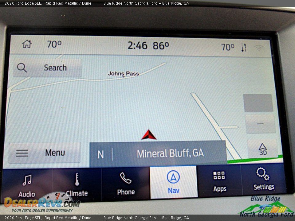 2020 Ford Edge SEL Rapid Red Metallic / Dune Photo #20