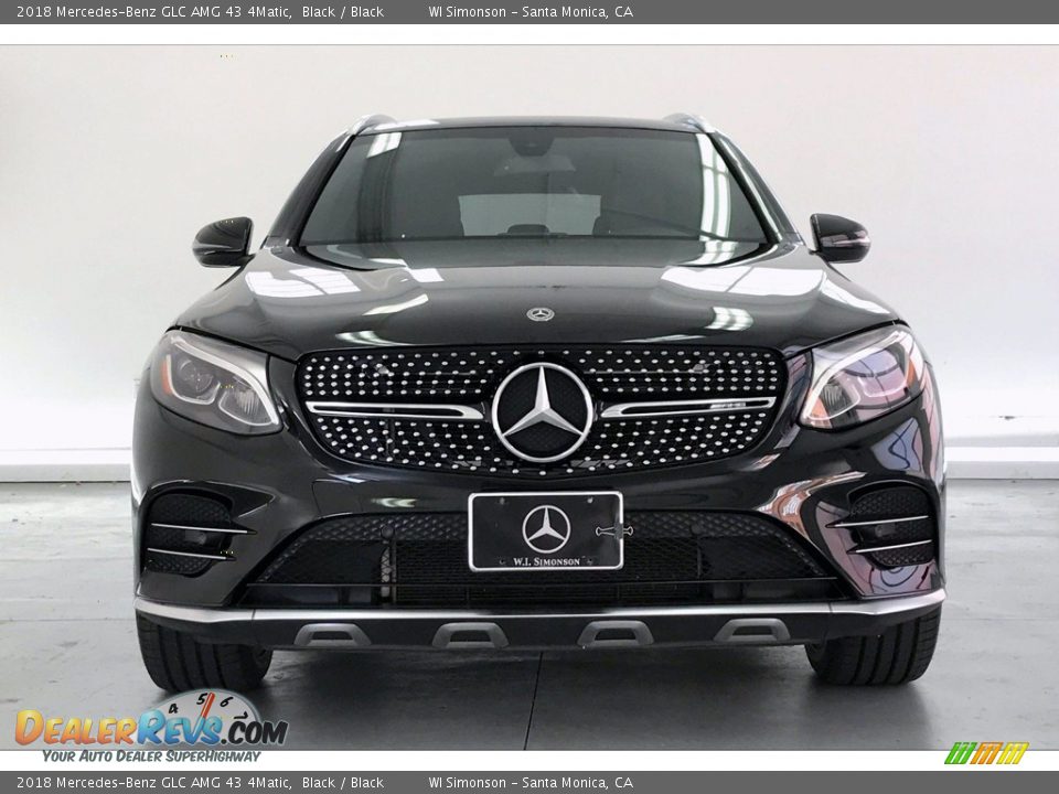 2018 Mercedes-Benz GLC AMG 43 4Matic Black / Black Photo #2