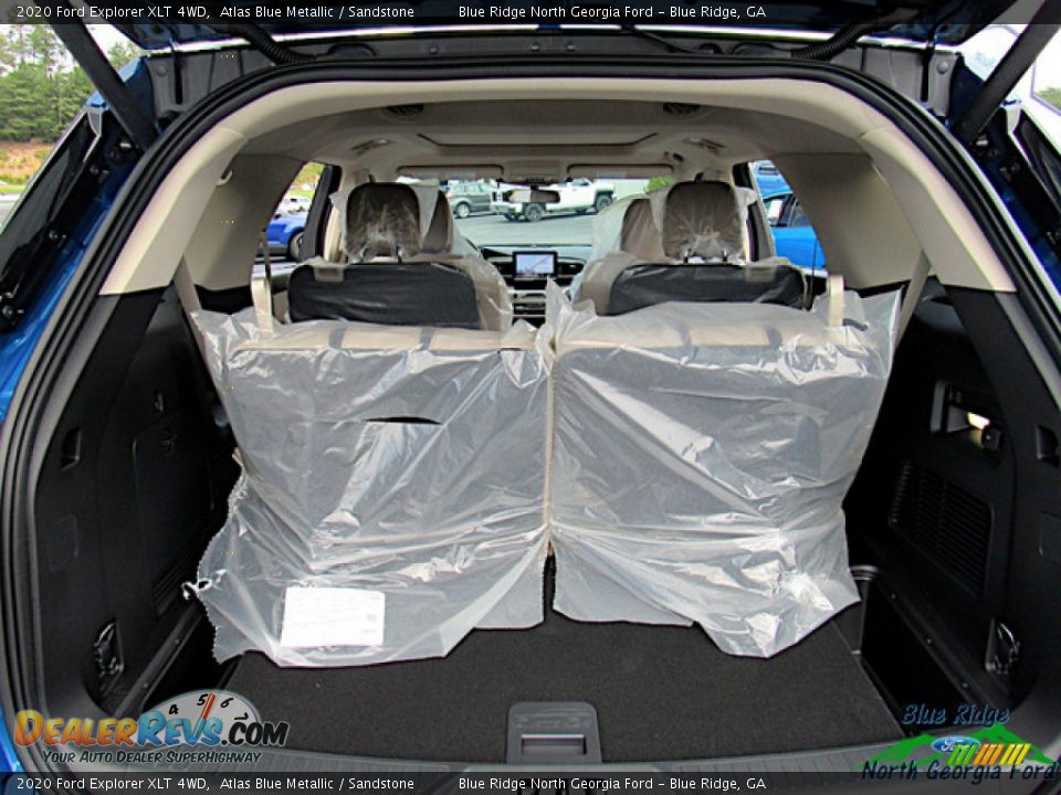 2020 Ford Explorer XLT 4WD Atlas Blue Metallic / Sandstone Photo #15