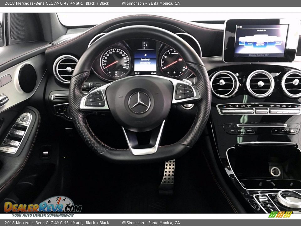 2018 Mercedes-Benz GLC AMG 43 4Matic Black / Black Photo #4