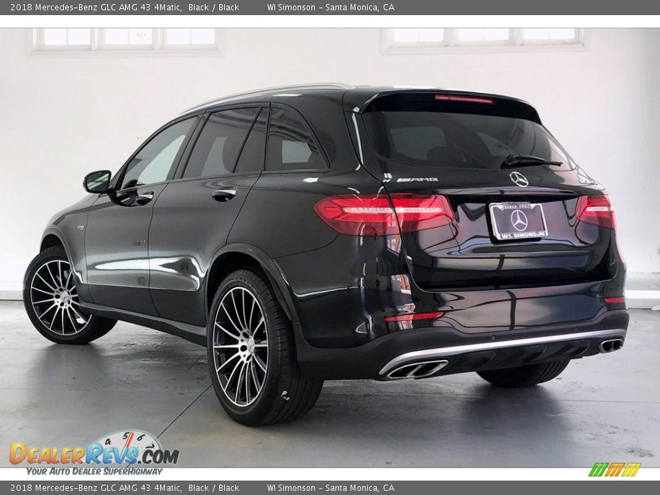 2018 Mercedes-Benz GLC AMG 43 4Matic Black / Black Photo #10